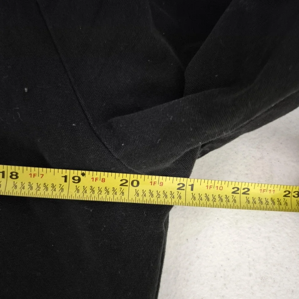 Levis Jacket Mens Small Black Canvas Plaid Lined Hooded Chore‎ Work Full Zip